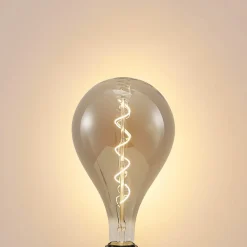 Lucande LED-pære E27 A160 4W 1.800K dæmpbar røgfarvet