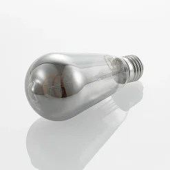 Lucande LED-pære E27 ST64 4W 1.800K dæmpbar titan