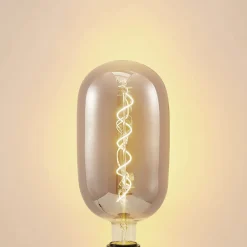 Lucande LED-pære E27 T140 4W 1.800K dæmpbar røgfarvet