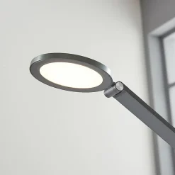 LED-skrivebordslampe Mion, 41 cm, rund, dæmpbar^Lucande New