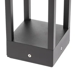 LED-sokkellampe Carlota, 50 cm, antracit, aluminium^Lucande Online