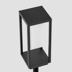LED-sokkellampe Eliel, 34 cm, antracit, IP54^Lucande Discount