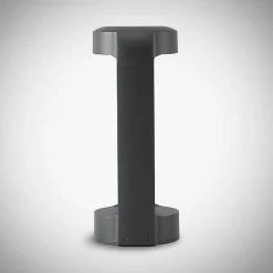 LED-sokkellampe Habsa, 30 cm, antracit, metal^Lucande Hot