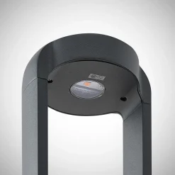 LED-sokkellampe Habsa, 30 cm, antracit, metal^Lucande Hot