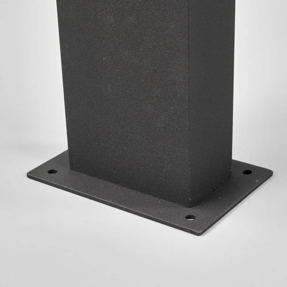 Lucande LED-sokkellampe Lennik, sensor, 60 cm, antracit