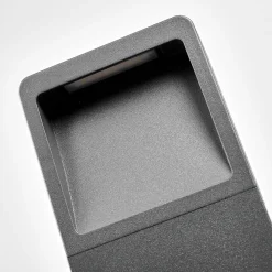 LED-sokkellampe Leya, 4 stk, 35cm, antracit, IP54^Lucande New