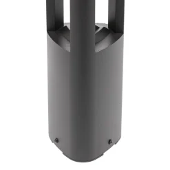 Lucande LED-sokkellampe Pirron, 50 cm, trekantet, IP54