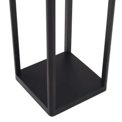 Lucande LED-sokkellampe Thorvid, højde 50 cm, sort