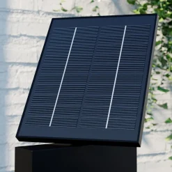 LED-solcellelampe Silvan, 100 cm, sensor, antracit^Lucande Online