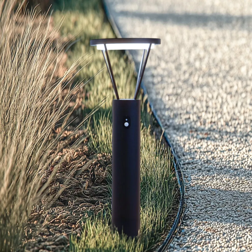 LED-solcellelampe Elario, 80 cm, CCT, sensor^Lucande Outlet