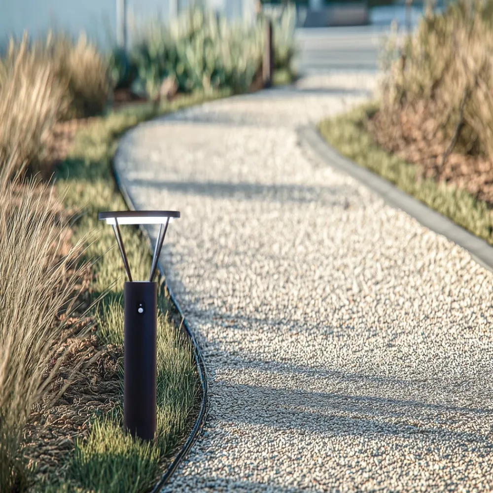 LED-solcellelampe Elario, 80 cm, CCT, sensor^Lucande Outlet