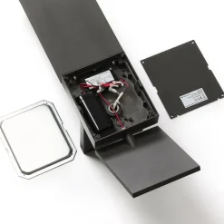 LED-solcellelampe Silvan, 60 cm, sensor, antracit^Lucande Discount