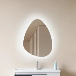 LED-spejl Celestiel, dråbeformet, CCT, 60 cm^Lucande Clearance