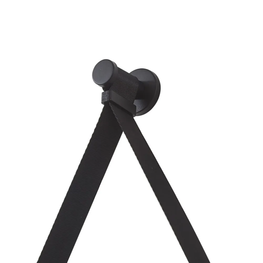 LED-spejl Lelin, Ø 45 cm, sort, aluminium, CCT^Lucande Hot