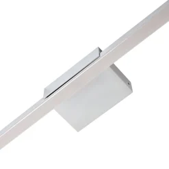 Lucande LED-spejllampe Kivana, krom, metal, 120 cm, IP44