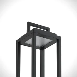 LED-udendørslampe Mirina, sort, genopladeligt batteri, touch-dæmper^Lucande Hot