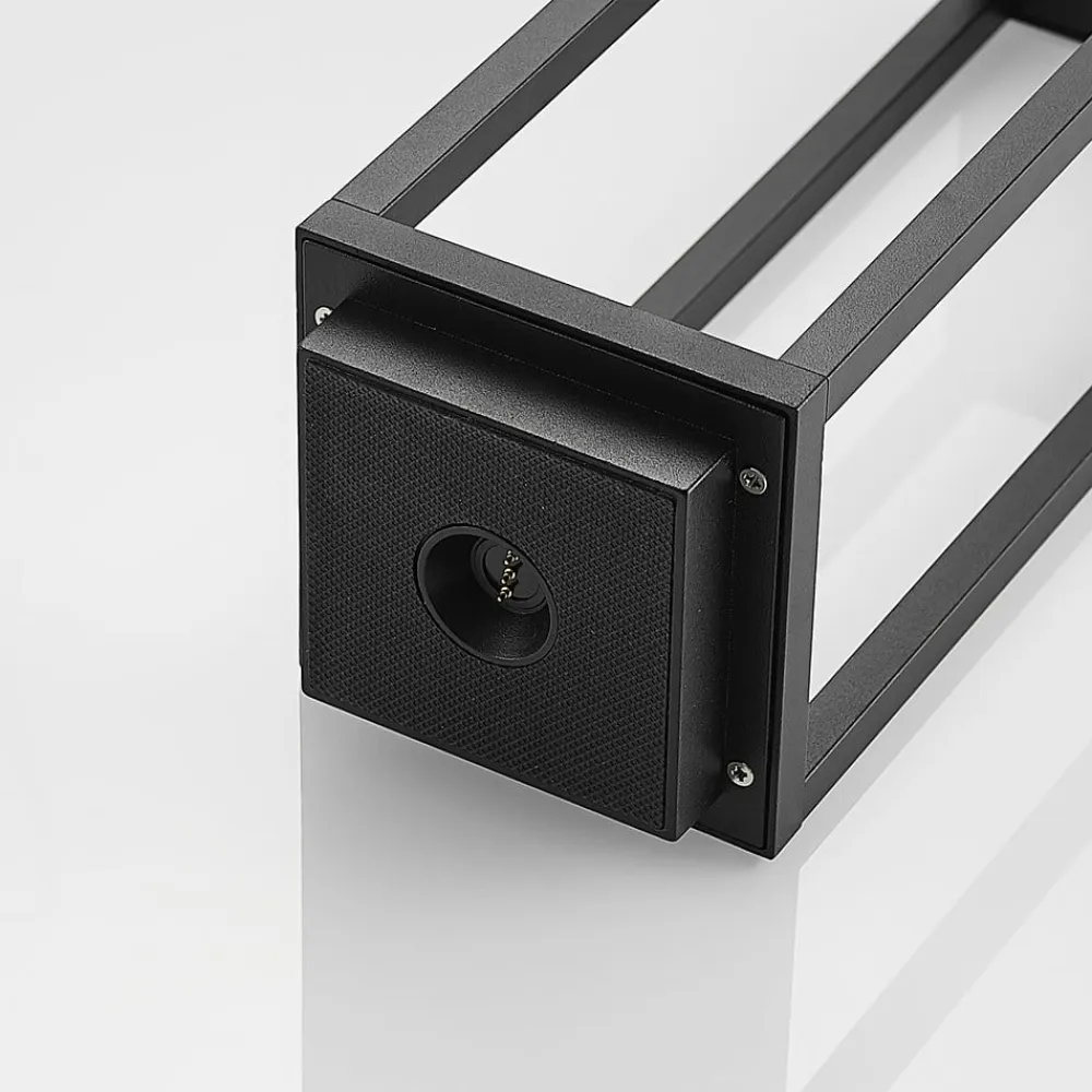 LED-udendørslampe Mirina, sort, genopladeligt batteri, touch-dæmper^Lucande Hot