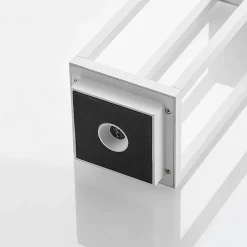 LED-udendørslampe Mirina, hvid, genopladeligt batteri, touch-dæmper^Lucande Best