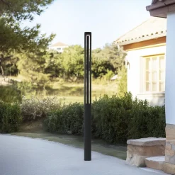 LED-udendørslampe Pirron, 230 cm, antracit, IP65^Lucande New