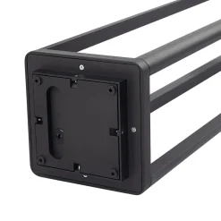 Lucande LED-udendørslampe Thorvid, højde 180 cm, sort