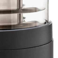 Lucande LED-vejlampe, 65 cm, antracit, metal, IP54