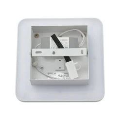 Lucande LED-væglampe Elrik, sort, 22 cm høj, metal