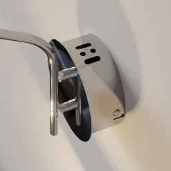 Lucande LED-væglampe Hayley, kromfarvet, glas, højde 34 cm