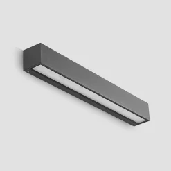 LED-væglampe Lengo, 50 cm, antracit, ned, 3.000K^Lucande Outlet