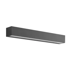 LED-væglampe Lengo, 50 cm, antracit, ned, 3.000K^Lucande Outlet