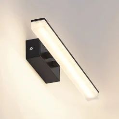 Lucande LED-væglampe Lisana, vandret, 46 cm, IP44