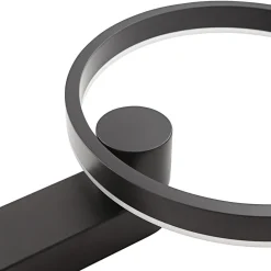 LED-væglampe Yekta, indirekte, sort, dæmpbar^Lucande Clearance