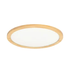 loftlampe Joren, Ø 48 cm, træ, CCT, fjernbetjening^Lucande Clearance