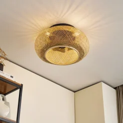 Lucande Loftventilatorer>loftventilator med lys Cordie, DC, lydsvag, Ø 53 cm