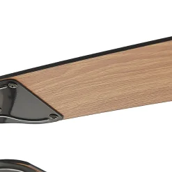 Lucande loftventilator Tedric, sort, støjsvag, 133 cm