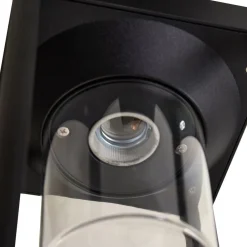 Milanka udendørs væglampe, sort, aluminium, 43 cm^Lucande Sale