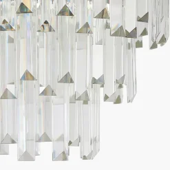 Miraia loftlampe i krystal, guld^Lucande Hot