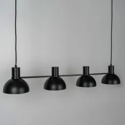 Mostrid hængelampe, sort, 4 lyskilder^Lucande Outlet
