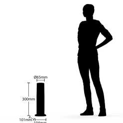 Obbie sokkellampe, højde 30 cm^Lucande Outlet