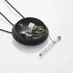 pendellampe Zyli, 3 lyskilder, røggrå, glas^Lucande Best