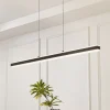 Lucande Pendellamper|Pendellamper>Pendolo LED-hængelampe, sort, aluminium, 120 cm