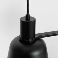 Lucande Servan-hængelampe, sort, 2 lyskilder