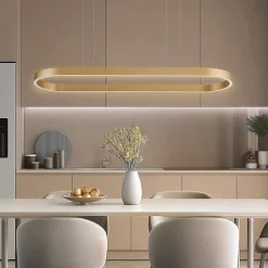 Smart LED-hængelampe Melinay, guld, CCT, Tuya^Lucande Clearance