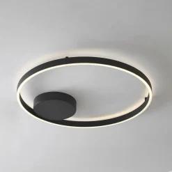 Smart LED-loftlampe Moise, sort, CCT, Tuya^Lucande Hot