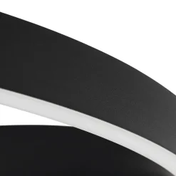 Smart LED-loftlampe Moise, sort, CCT, Tuya^Lucande Hot