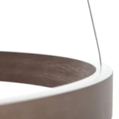 Lucande Smart LED-pendel Yonam, kaffe, 1-lys, Tuya