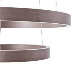 Smart LED-pendel Yonam, kaffe, 2-lys, Tuya^Lucande Discount