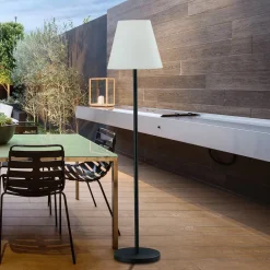 Lucande Terrassebelysning>terrasselampe Jaimy, sort, aluminium, 150 cm