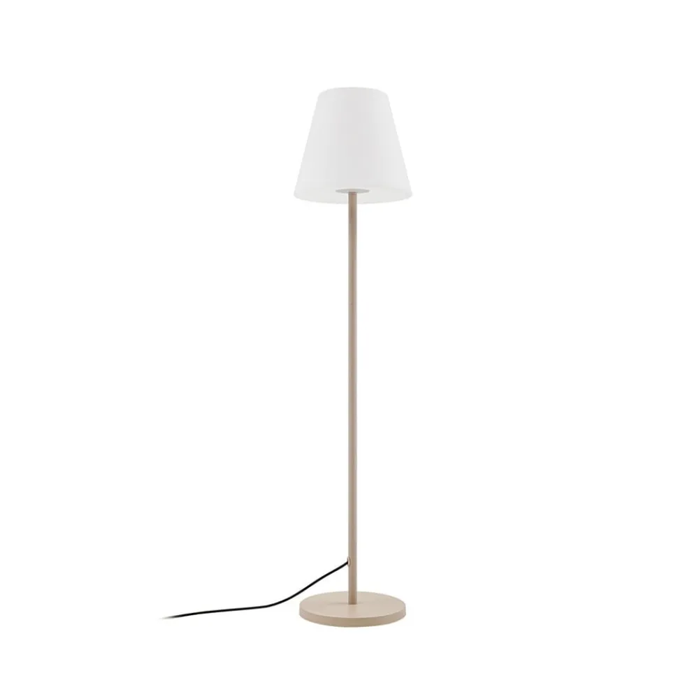 terrasselampe Jaimy, beige, metal, 150 cm, E27^Lucande Discount