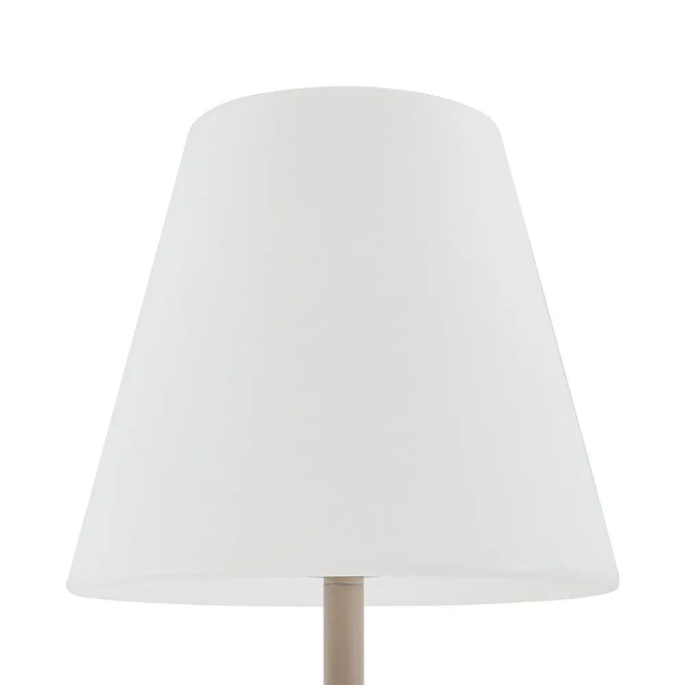 terrasselampe Jaimy, beige, metal, 150 cm, E27^Lucande Discount