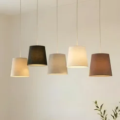 Thamila hængelampe, flerfarvet, jern^Lucande New